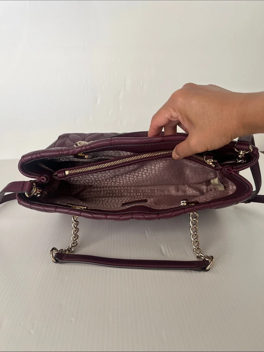 Kate Spade Briar Lane Quilted Meena/Mina Satchel Bag